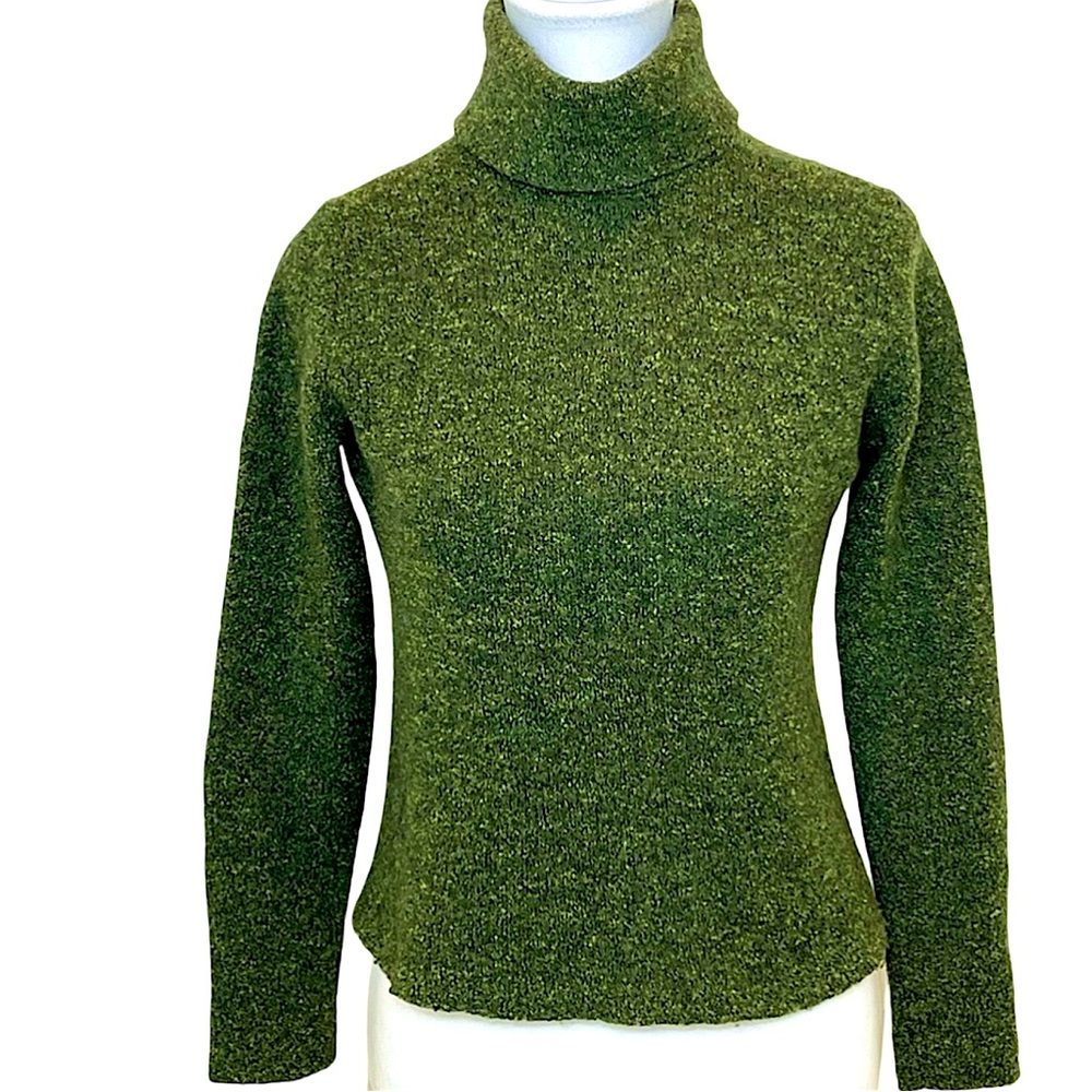 Eileen Fisher Turtleneck Sweater Soft Wool Blend Sz XS Minimalist Sophisticated